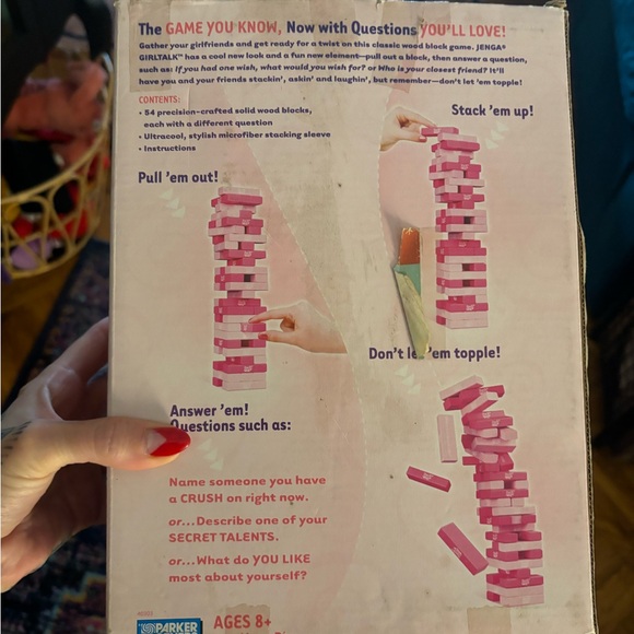 Girl Talk limited edition Jenga 🧱💕 - Picture 2 of 2
